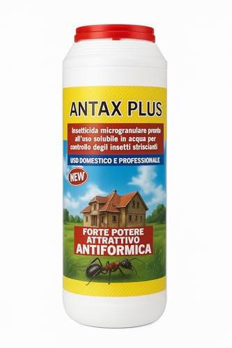 Antax Plus Insetticida Microgranulare per Formiche, Solubile in Acqua, Uso Domestico e Professionale, 1 kg