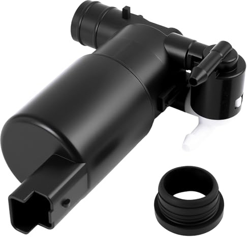 Pompa di Lavaggio Parabrezza, Pompa Lavavetri, Compatibile C2, C3, C4, C5, C8, 207, 307, Clio 3 e 4, Pompa Duratura e Performante, Facile da Installare e Utilizzare