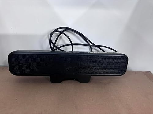 INGA USB-Lautsprecher für Computer-Monitor und Laptop, Clip-On Desktop-Soundbar, USB/C-PC-Lautsprecher, geeignet für Desktop, Laptop und Mac (Schwarz).