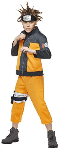 Spirit Halloween Naruto Shippuden Kids Naruto Costume | Officially Licensed | Group Costume | Anime Cosplay | Naruto Cosplay