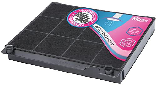 McFilter | 1x filtre à charbon actif pour hotte aspirante adapté à Elica CFC0141529, AEG/Zanker/Zanussi 9029793818, Type15, E3CFE15, filtre pour hotte aspirante