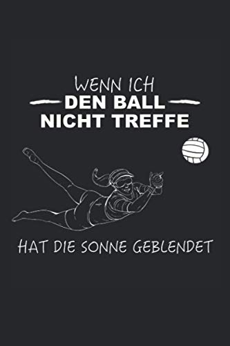 Beachvolleyball: Geschenkidee für Volleyball Spieler | Volleyball Geschenk | Beachvolleyball | Volleyball Buch | Punktiertes Notizbuch (6x9 Zoll) mit 120 Seiten