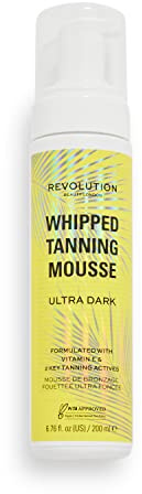 Makeup Revolution, Whipped Tanning Mousse, Mousse de Bronzage, Ultra Dark, 200ml