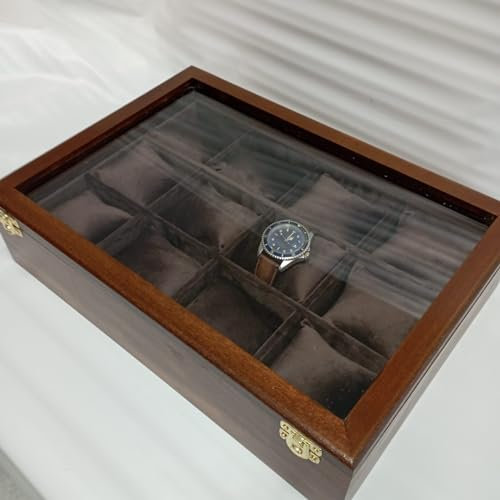 Coins&More Uhrenbox für 12 Uhren Uhrenbox Uhrenbox Uhrenbox Hublot Rolex