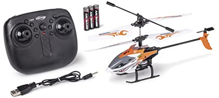 Carson 500507180 Easy Tyrann 230 Gyro 2,4GHz 100% RTF orange – Ferngesteuerter Helikopter, Robustes RTF (Ready to Fly) Modell für Einsteiger, RC Helikopter, für Kinder ab 8 Jahren