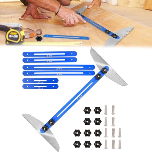 Strumento Modello Calibro Per Pedate Delle Scale Strumento Di Misurazione Delle Scale Regolabile Per Pedate Delle Scale E Taglio Del Muro A Secco Da 27,9cm A 152,4cm