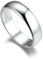 Bandmax Verlobungsringe Paar 925 Silber Ringe Damen Ring Größe 59mm Ehering Bandring 5mm breit Trauringe Partner Ringe Hochzeitsschmuck für Geburtstag