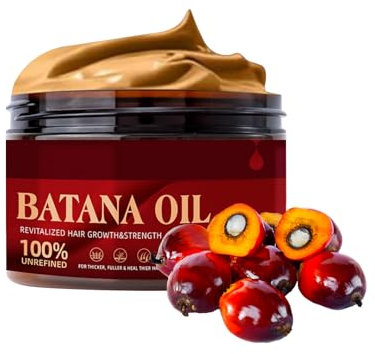 Batana Oil Conditioner, Huile pour la Croissance des Cheveux, Crème Capillaire Nourrissante pour Cheveux Secs et Abimés, Répare Fourche, Anti Chute pour Femme et Homme 120ml