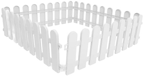GRIRIW Tortoise Fence Outdoor Pet Playpen Plastic Outdoor Tortoise Pen Enclosure for Garden and yard Easy to Install 4 pack Safe Space for Rest and Play