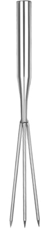 F Fityle Rastrello a Mano, coltivatore a Mano, rebbi affilati, Portatile, Versatile, Mini, per Giardinaggio, attrezzo da Giardino per la rimozione delle, Forca a Tre Rebbi