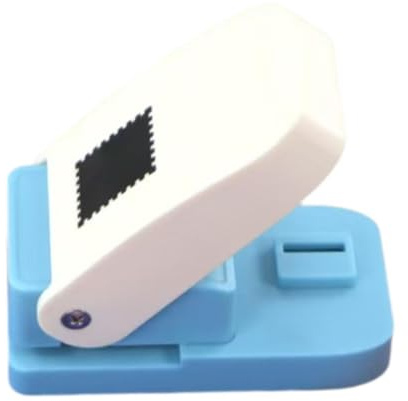 FashionCha Perforadora de Papel Artesanal para Proyectos DIY Etiquetas Álbumes Papelería Material Ergonómico Utilizable en Oficina Escuela Manualidades, Engranaje