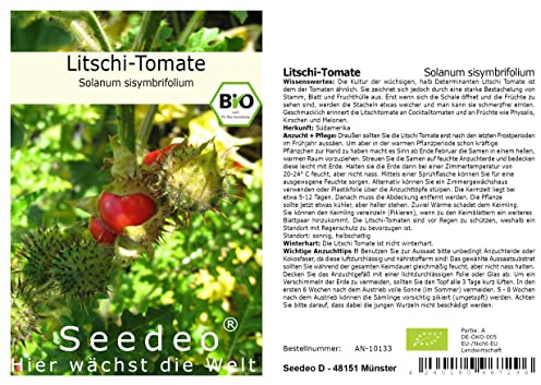 Tomate® Litschi-Tomate (Solanum sisymbrifolium) 15 Samen BIO