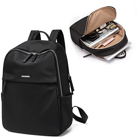GOLF SUPAGS Laptop Rucksack für Damen, schlanke Computertasche, Arbeit, Reisen, College-Rucksack, Geldbörse, Schulbüchertasche Passend für 14 Zoll Notebooks