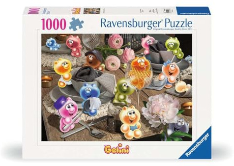 Ravensburger Puzzle 12000788 - Gelini Decken den Tisch - 1000 Teile Puzzle für Erwachsene und Kinder ab 14 Jahren,
