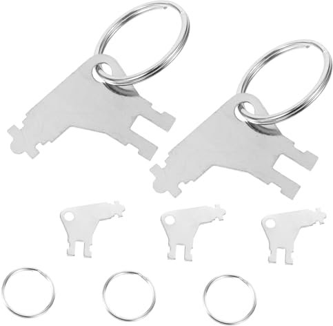Universalschlüssel für Toilettenpapierspender aus Metall