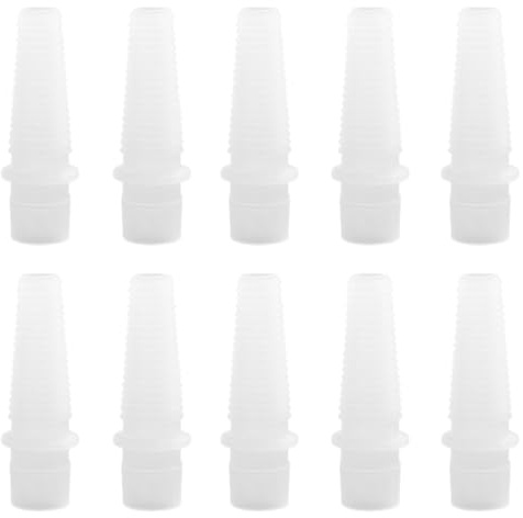 RecDec 10 Pack Air Conditioner Drain Hose End Connector Adapter Fitting for 16mm Water Tube Drainage Window AC Mini Split Unit Water Outlet Wall Mounted Washing Machine Dishwasher