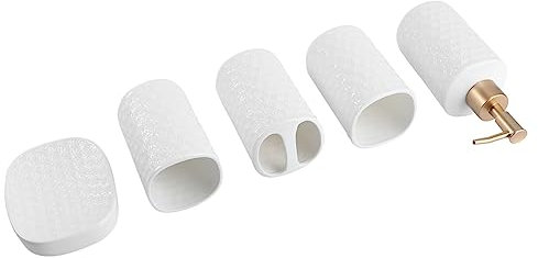 SHOWERORO Dispensador De Pasta y Jabón Accesorio De Baño Organizador De Artículos Personal