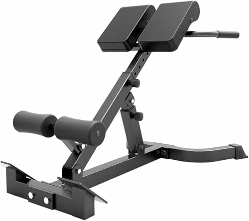 Faltbarer Roman Chair Hyperextension Bank, verstellbare Rückenverlängerung Maschine für Home Gym Core Workout und Krafttraining