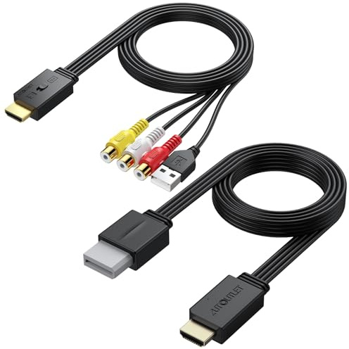 AUTOUTLET RCA auf HDMI Konverter & Wii HDMI Adapter