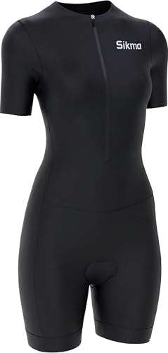 Ladies Cycling Skinsuit Women Padded One Piece Trisuit Bike Top Short Sublimated Design bib Short
