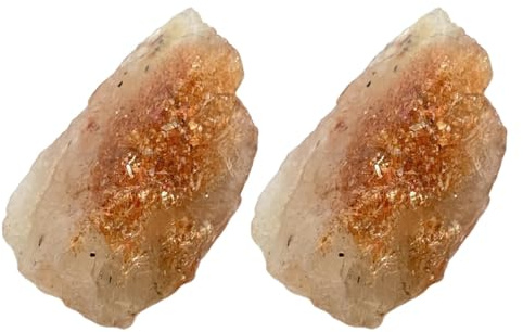 CAXUSD 2 Piedras Naturales Varios estilos de Sol en Bruto Decorativas y Terapéuticas, Piedra de Cristal para Meditación y Yoga para Obsequio y Tanque de Peces Varios estilos