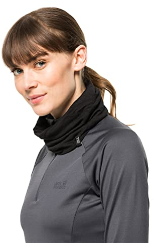 Jack Wolfskin Unisex Merino Kopfbedeckung, black, ONE SIZE, 1906101