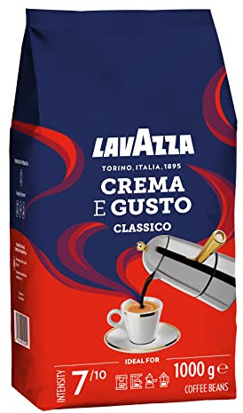 Lavazza Espresso 1 kg Crème & goût buonitaly Lot de 6 pièces 6 kg (1000043800)