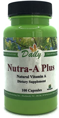 Daily Manufacturing Nutra-A Plus™ (Vitamin A-Palmitate & Beta-Carotene) 100 Vegetarian Capsules