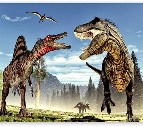 murando - Vlies Fototapete Dinosaurier 350x256cm- Foto Tapete Schlafzimmer Wohnzimmer Moderne Vliestapete XXL Wandtapete Motivtapeten Bildtapete 3d Effekt Wand Dekoration - Tiere Tropisch g-B-0085-a-a
