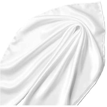 CREATIV DISCOUNT Seiden-Tuch, ca. 90x90 cm, Crêpe Satin 12,5