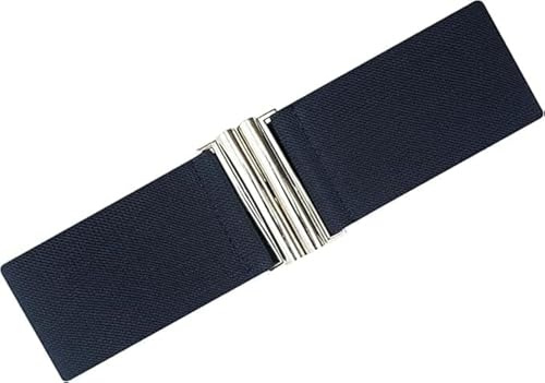 Ro Rox Damen Breiter Elastischer Taillengürtel im Retro Vintage Stil – Stretchgürtel für Kleider, 50er Jahre – Moderne Schnalle, Mehrere Farben