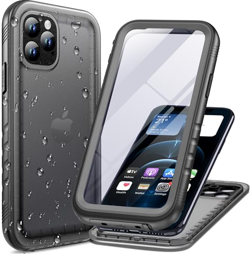 Cozycase TOP Militärschutz wasserdichte 360 Hülle Für iPhone 12 Pro Max | Outdoor Panzerhülle Full Armor Case, Vorne Hinten Komplett Schutz, Soßfest Staubschutz Baustelle Waterproof Handyhülle