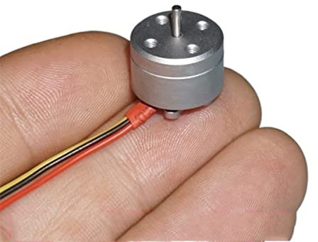 Mini Motor de CC, Motor pequeño, Mini Motor eléctrico, Modelo de Motor de avión, Motor de microdron, Motor de cuadricóptero, Rotor Externo 4300KV 1104 Motor sin escobillas