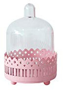ZEELYDE Copertura per Alimenti, Campana Coperchio Microonde,Alzatina per Cupcake con Copertura a Cupola a Forma di Campana, Cupola in Vetro Trasparente per Feste di Compleanno a Tema per Bambini Cor