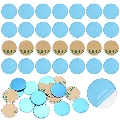 100 STK Metallplättchen für Tonies Figuren, Metallplatte Selbstklebend, Metallplättchen aus magnetischem Edelstahl mit Klebesockel Dekoriere das Kinderzimmer mit Tonie-Figuren