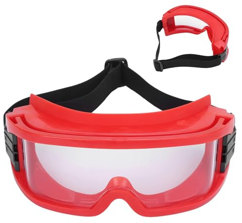 Cyrank Schutzbrille, Staubdichte Beschlagfreie Vollsichtbrille Kratzfeste Feuerfeste Hitzebeständige Schutzbrille Vollständig Versiegelte Laborbrille Augenschutzbrille Augenschutzbrille Für Baustelle