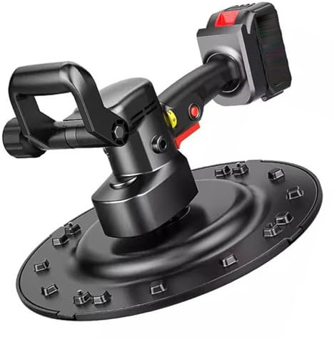 Máquina alisadora y pulidora de paredes, Máquina enyesadora de paredes con cara de cemento, Espátula for hormigón, Máquina enyesadora eléctrica con espátula for mortero(1battery)