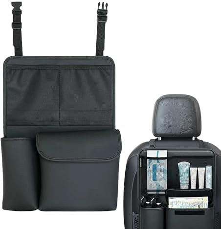 Organiseur de dossier de siège de voiture, organiseur de siège arrière de voiture | Sac de rangement étanche pour siège avant de voiture pour camions, SUV, voitures