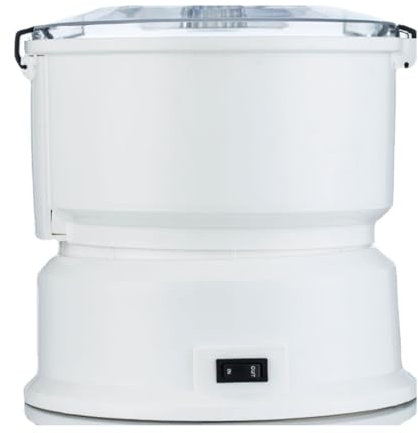 MXBAOHENG Pelador de Patatas Cilíndrico Eléctrico de 85 W 1 kg con centrifugadora de ensalada para pelar patatas y deshidratar verduras para Cocinas, Restaurantes, Tiendas de Comida Rápida