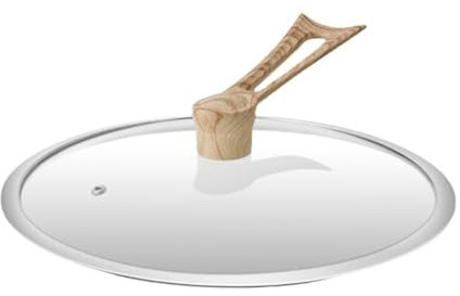 SDA287MZ Tapa Sarten Tapa de Vidrio for sartén, Cubierta de Vidrio Templado Espesado for el hogar, Utensilios de Cocina compatibles con sartenes, Accesorios for Wok Tapas Sartenes Cocina(30cm)