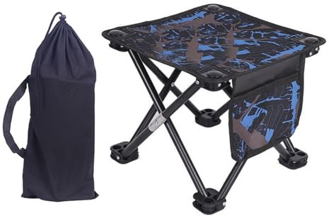 GAOSHA Tragbarer Klapphocker, Outdoor-Sitz, leichter Hocker für Jagd, Wandern, Strand, Angeln, Reisen