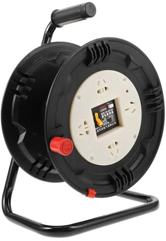 MUCKLILY Cable Reel Organizer Extension Cord Winder Wire Spool Empty Spool Design for Cable Management