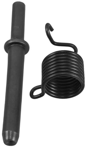 GARVALON Pneumatic Rivet Gun Head Air Hammer Bit for Solid and Semi Hollow Rivets Pneumatic Bit Attachment with Spring for Diy Repair Projects