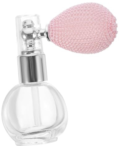 ELAYARD Botella de Spray Pulverizador de Vidrio Dorado de 10 Ml para Polvo y Aceites Esenciales, Ligera y Transparente, Adecuado para Viaje y Negocios Color Aleatorio
