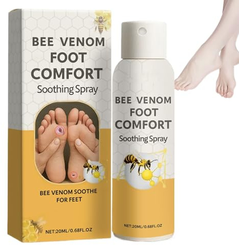 Spray calmante para pies, 20 ml, niebla nutritiva para pies agrietados, niebla tranquilizadora para hombres, mayores, deportes, viajes, adolescentes, mujeres, gimnasio, dormitorio para adultos