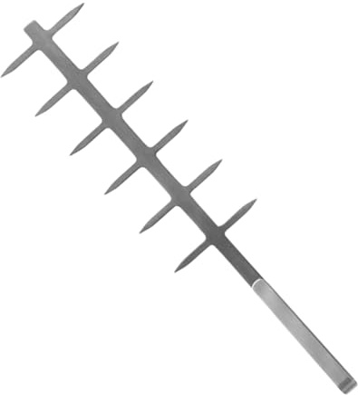 Derwrtup Brochettes pour barbecue - Brochettes en métal réutilisables - Accessoires de barbecue pour - Pour barbecue en plein air