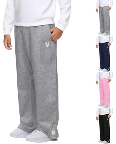 Dunkelgrau Kinder Jogginghose 158 140 Activewear Thermal Jungen Hose Lang Elastischem Child Trainingshose Warme Herbst Sporthose Sport Casual Pants Jogging Winter Fleece Frühjahr Blau 6 13 Jahre 128