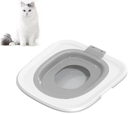 Träningssystem för katter, toalettränare, katter, toaletträningssats, träningssystem för att skämma bort din katt till toaletten, universellt katt-toalettträningssystem (A)