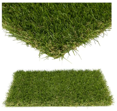 Bogazon Gazon synthétique EcoGrass 35 mm (4 m x 7 m) | Pelouse Premium | Décoration Maison | Résistant UV | Garanties 15 ans