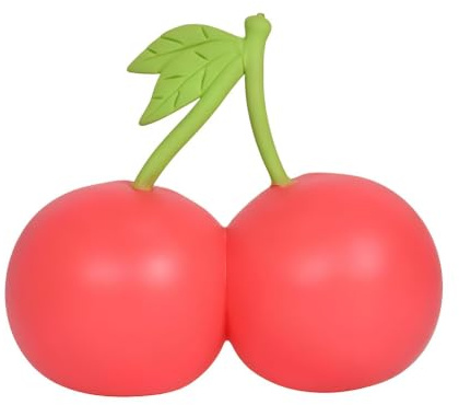 Fidget Squeeze Toy, 14 CM Realistic Cherry Fun Soft Ball | Soft Squeeze Cherries Stress Relief Leksak, Söt Frukt Sensory Party Favors, Quiet Fidget Toys, För Vuxna, Barn